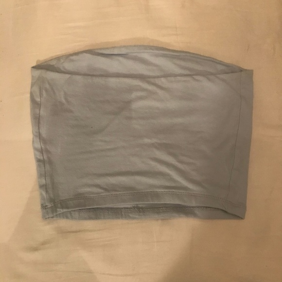 garage baby blue tube top - Picture 3 of 4